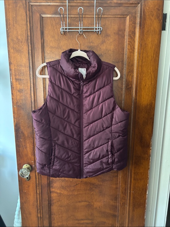 SO Jackets & Blazers - Khols So Purple Puffer Vest Size XL